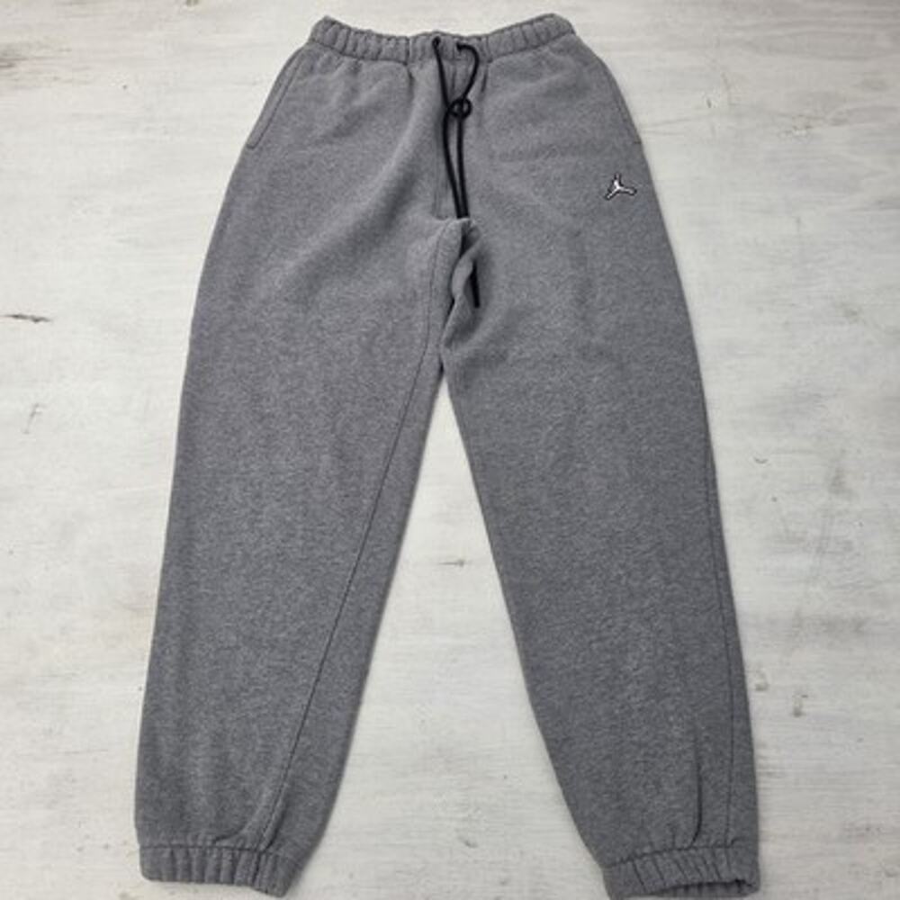 AIR JORDAN Jumpman Mens M Gray Jogger Sweat Pants Athletic Lounge